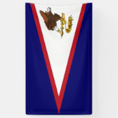 Amerikaans Samoaanse vlag Spandoek (Verticaal)