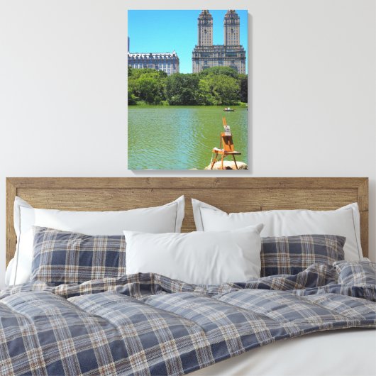 Amerikaans schilderij canvas afdruk (Insitu (Slaapkamer))