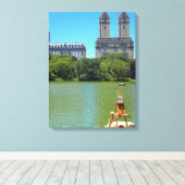 Amerikaans schilderij canvas afdruk (Insitu (Houten vloer))