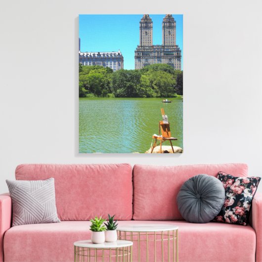 Amerikaans schilderij canvas afdruk (Insitu (Woonkamer))