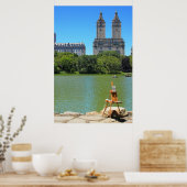 Amerikaans schilderij poster (Keuken)