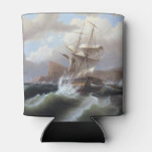 Amerikaans schip in nood 1841 blikjeskoeler (Achterkant)