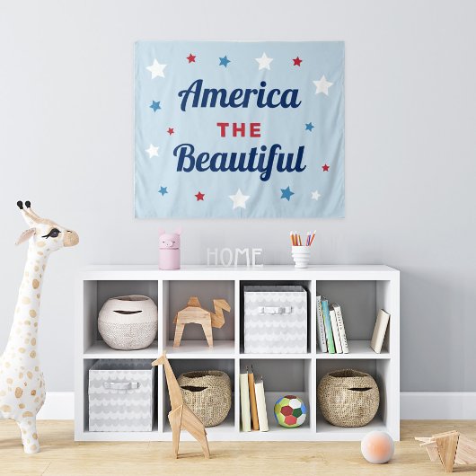 Amerikaans Schoon op 4 juli Wandkleed