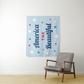 Amerikaans Schoon op 4 juli Wandkleed (In situ)