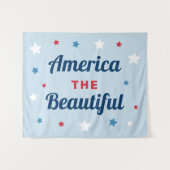 Amerikaans Schoon op 4 juli Wandkleed (Voorkant (horizontaal))