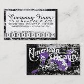 amerikaans schoonheidsloyaliteitsprogramma klantenkaartje (Voorkant / Achterkant)