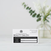 amerikaans schoonheidsverwijzingsprogramma aanbevelingskaartje (Staand voorkant)