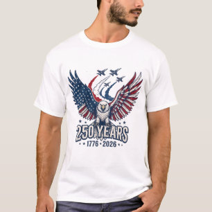 Amerikaans Semiquincentennial 1776 2026 T-shirt, P T-shirt