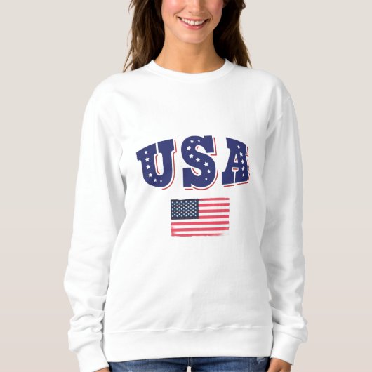 Amerikaans Shirt Amerikaanse vlag (Voorkant)