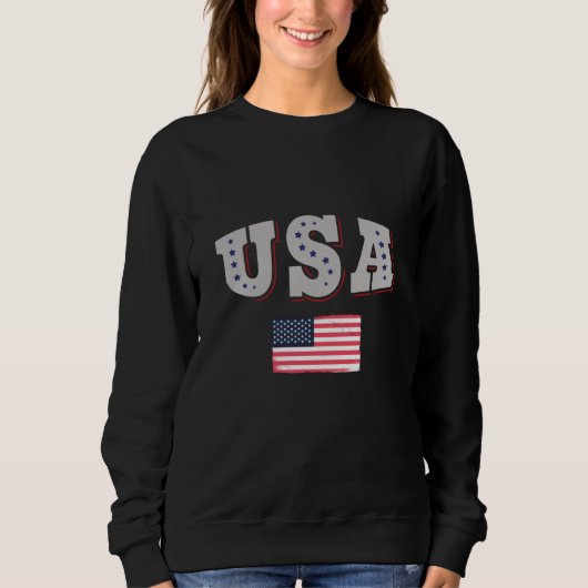 Amerikaans Shirt Amerikaanse vlag (Voorkant)