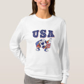 Amerikaans Shirt Amerikaanse vlag (Voorkant)