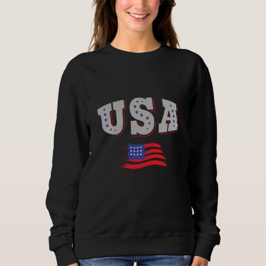 Amerikaans Shirt Amerikaanse vlag (Voorkant)