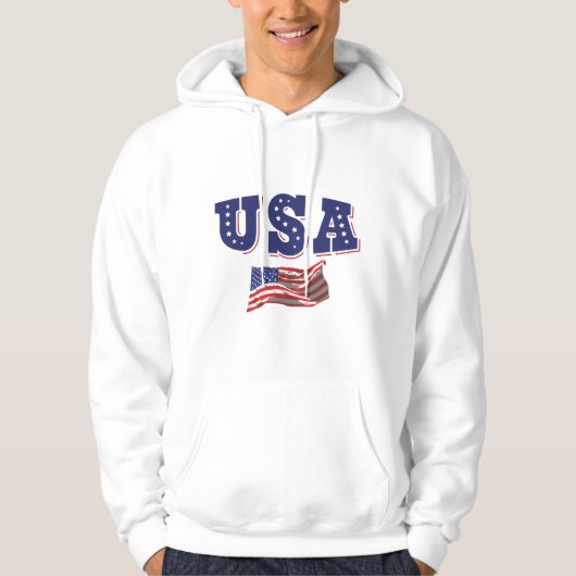 Amerikaans Shirt Amerikaanse vlag (Voorkant)