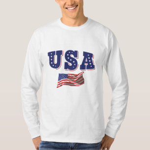 Amerikaans Shirt Amerikaanse vlag