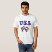 Amerikaans Shirt Amerikaanse vlag (Voorkant volledig)