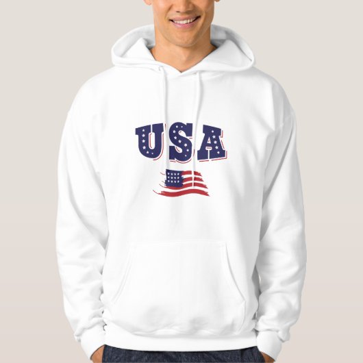 Amerikaans Shirt Amerikaanse vlag (Voorkant)