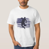 Amerikaans Shirt Amerikaanse vlag (Voorkant)