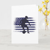 Amerikaans Shirt Amerikaanse vlag Kaart (Gele Bloem)