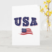 Amerikaans Shirt Amerikaanse vlag Kaart (Gele Bloem)