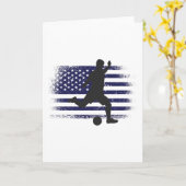 Amerikaans Shirt Amerikaanse vlag Kaart (Gele Bloem)