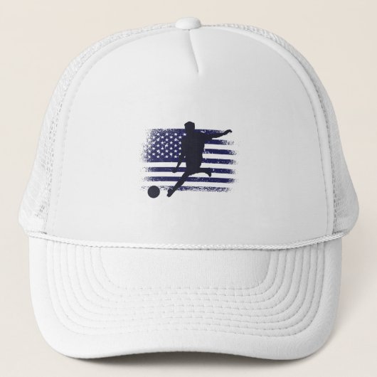 Amerikaans Shirt Amerikaanse vlag Trucker Pet (Voorkant)