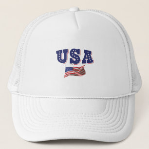 Amerikaans Shirt Amerikaanse vlag Trucker Pet