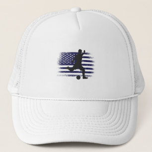 Amerikaans Shirt Amerikaanse vlag Trucker Pet