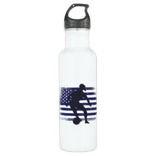 Amerikaans Shirt Amerikaanse vlag Waterfles