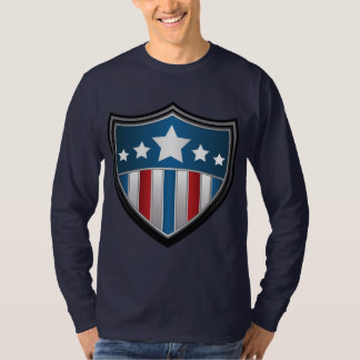 Amerikaans Shirt met lange Sleeves