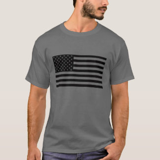 Amerikaans Shirt met vlag - Zwarte tekst