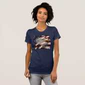 Amerikaans Shirt van de Eagle-vlag (Voorkant volledig)