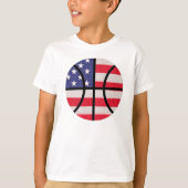 Amerikaans Shirt van de Vlag Basketball (Voorkant)