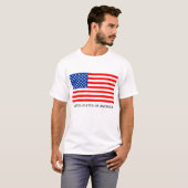 amerikaans shirt van de vlag van de verenigde stat (Voorkant volledig)