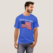  Amerikaans Shirt voor de Vlag voor Mannen, S tot  (Voorkant volledig)