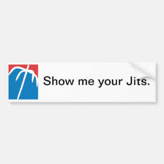 Amerikaans, Show me je Jits. Bumpersticker