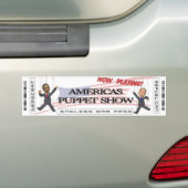 Amerikaans Show Puppet Bumpersticker (Op auto)