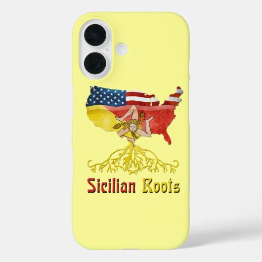 Amerikaans Siciliaans iPhone Smartphone-Hoesje Case-Mate iPhone Case (Achterkant)
