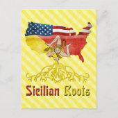 Amerikaans Siciliaans Roots Briefkaart (Voorkant)