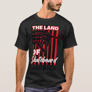 AMERIKAANS SKATEBOARD POSTER T-SHIRT