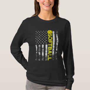 Amerikaans softball- Softball-team T-shirt