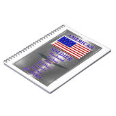 Amerikaans Soldaat Patriotic Notitieboek (Linkerzijde)