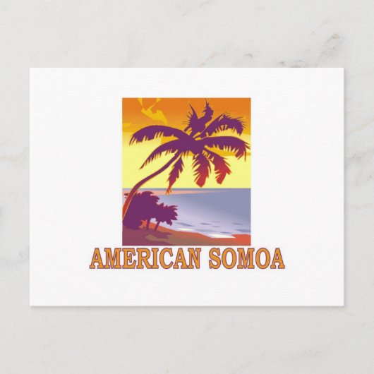 Amerikaans Somoa Briefkaart (Voorkant)