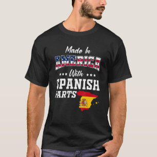 Amerikaans Spaans deel Spanje geeft de VS de vlag  T-shirt