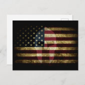 Amerikaans Spartan Briefkaart (Voorkant / Achterkant)