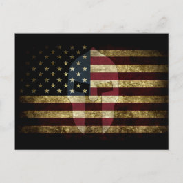 Amerikaans Spartan Feestdagenkaart