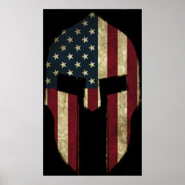 Amerikaans Spartan Poster
