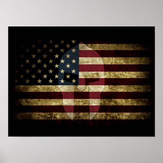 Amerikaans Spartan Poster (Voorkant)