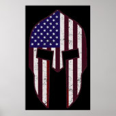 Amerikaans Spartan Poster (Voorkant)