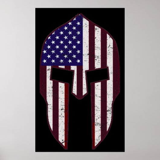 Amerikaans Spartan Poster (Voorkant)