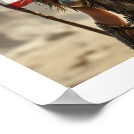 Amerikaans Spartan Poster (Hoek)